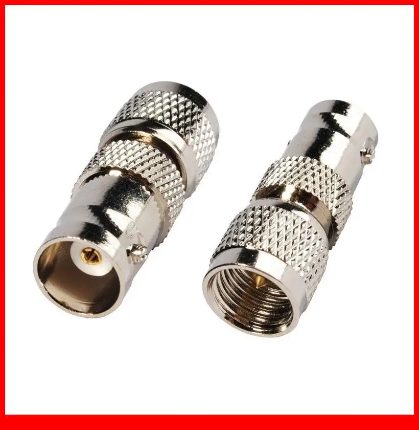 10 pcs  RF adapter BNC female to Mini-UHF male straight