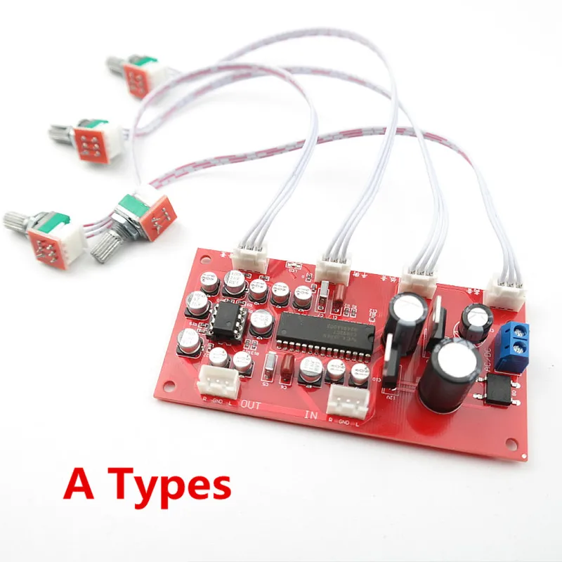 NEC C1892CT UPC1892CT tone board with NE5532 Preamp amplifier With treble, bass ,balance, volume adjustment