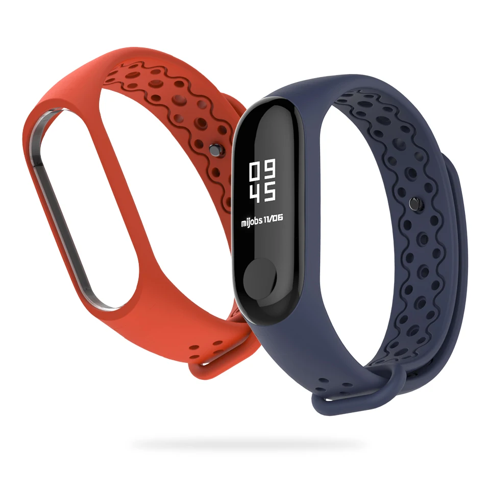 Mi jobs Sport mi Band 3 Handgelenk Gurt für Xiao mi mi Band 3 Silikon Armband Smart Armband Uhr mi band 3 Zubehör Band3 Strap