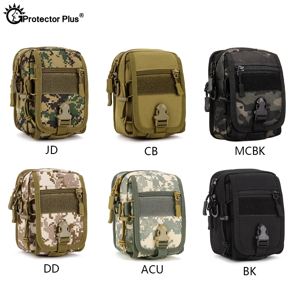 PROTECTOR PLUS Outdoor Riding Messenger Bag Civilian Camouflage Molle Tactical Sport Chest bag Men Travel Climbing Shoulder Bag