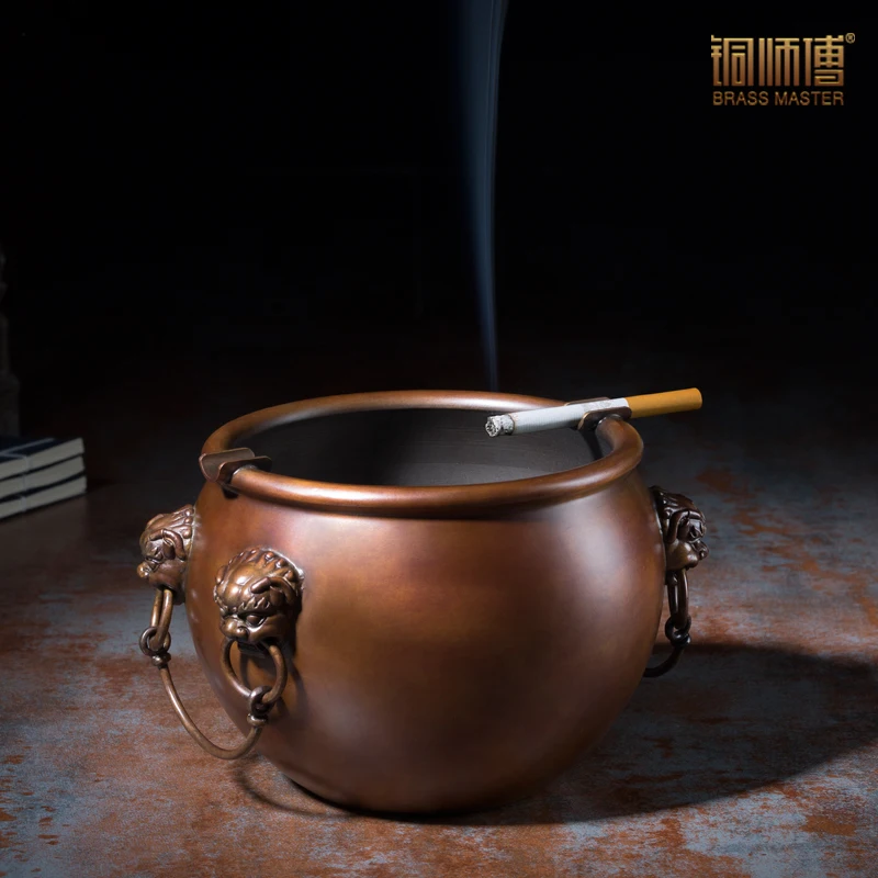 Copper copper ashtray 