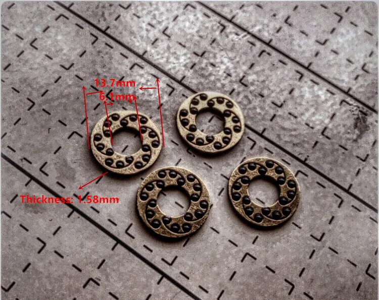 Copper Frame Bearing FLIPPER Ceramic Bearings Green Thorns Bearing Ceramic Ball 1.588 Bearing Replacement