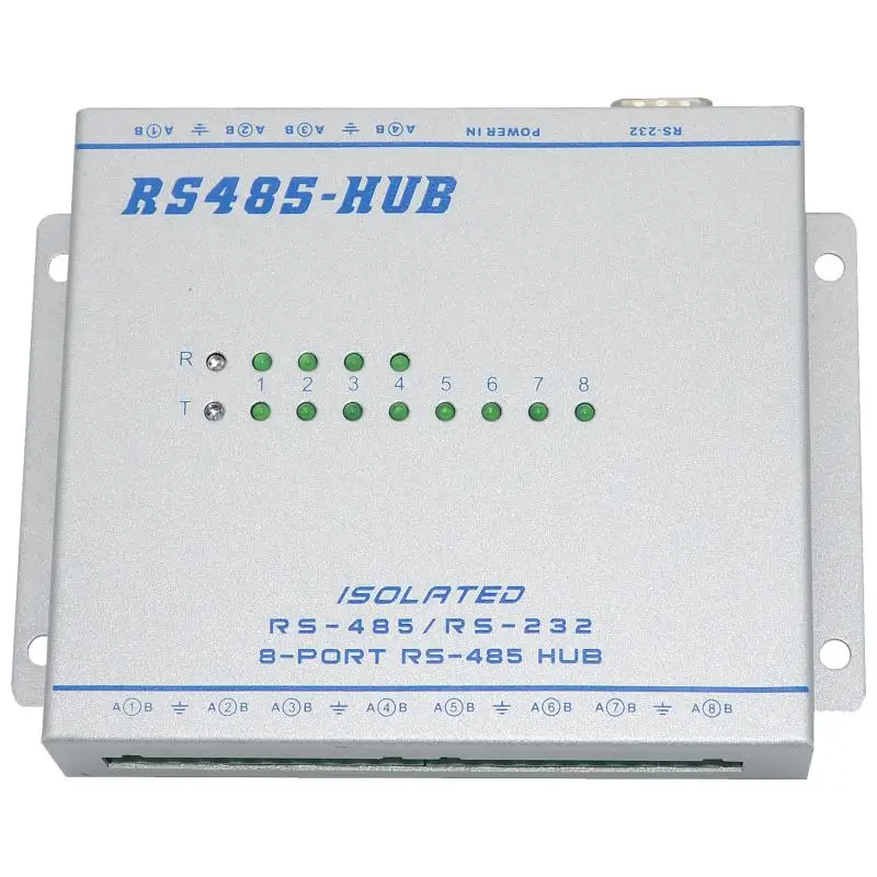 Strengthening isolated bidirectional 8 way 8 Road eight port RS485 hub hub repeater splitter divider