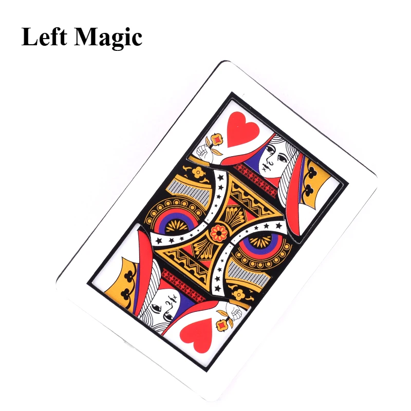 Small Q To K  Cards Magic Trick 6.3*8.7cm  Magic Props Accessories Cards For Tricks