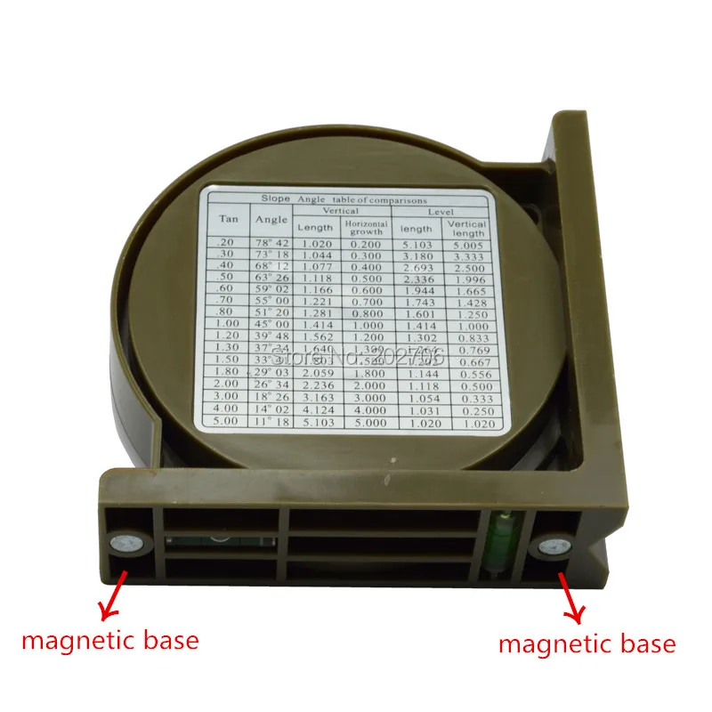 angle finder with magnetic base Magnetic Angle Locator Angle Finder Protractor level Slope Locator designed perfect for plumbing