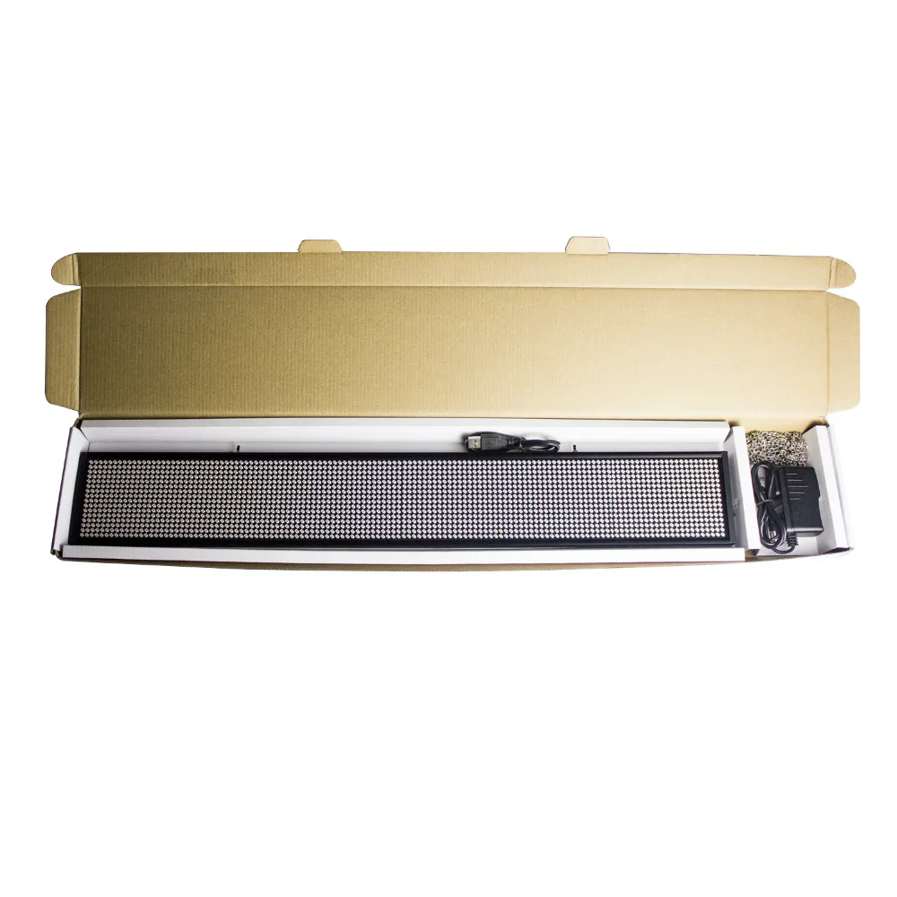 66CM P5mm LED Message Sign Android Phone WIFI Programmable Scrolling Messagefor Business Open Home Salon Coffee Display panel