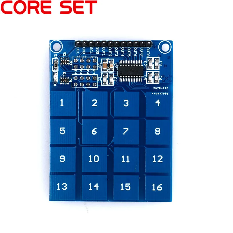 TTP224 TTP226 TTP229 Digital Touch Switch Module 4 8 16 Channel Way Capacitive Touch Switch Sensor Module For Arduino