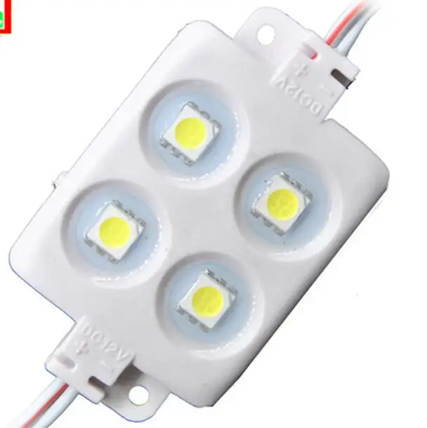 

waterproof SMD 5050 Led Modules 12V 4 Led high brightness For Led Channel Letter Advertising Sign led injection module