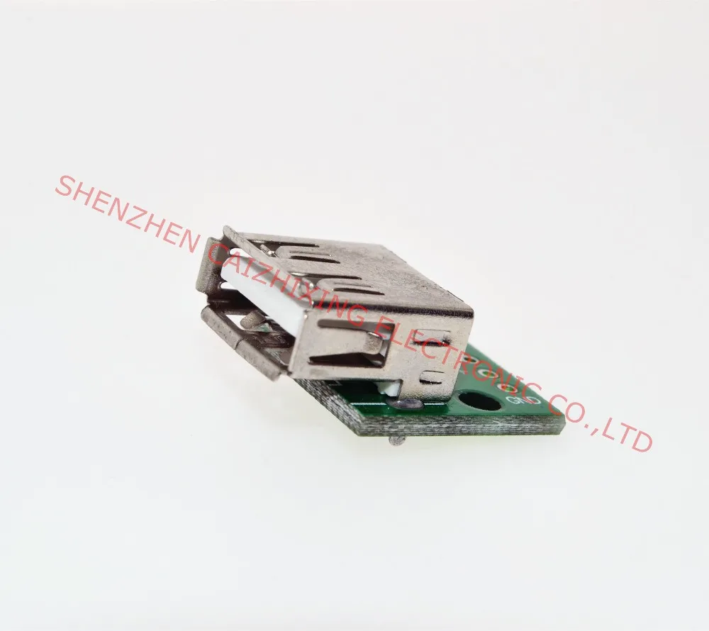 USB mother to Dip Flat USB Type A 4p DIP switch adapter plate Socket  USB converter board seat