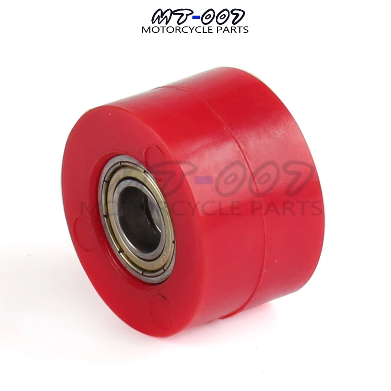 8mm 4 colors Drive Chain Pulley Roller Slider Tensioner Wheel Guide For Street Bike Motorcycle ATV Guide Pulley