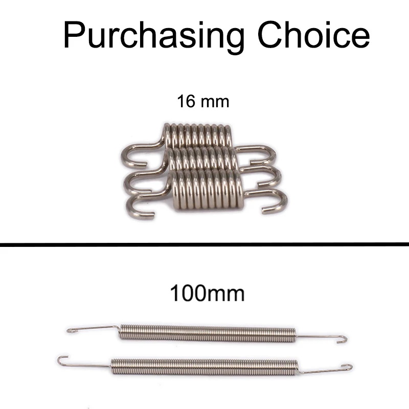 Exhaust Tuned Pipe Spring 100mm 16mm 1/5 Kyosho 1/8 RC Car Himoto 1/10 Gas Petrol Nitro engine HSP HPI Losi Axial Redcat