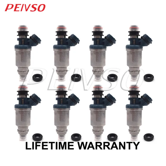 PEIVSO 8pc 23250-50020 23209-50020 Fuel Injector For TOYOTA JP SOARER CELSIOR CROWN MAJESTA JZS15* 95~01 JZS14* 91~95 4.0L 1UZFE