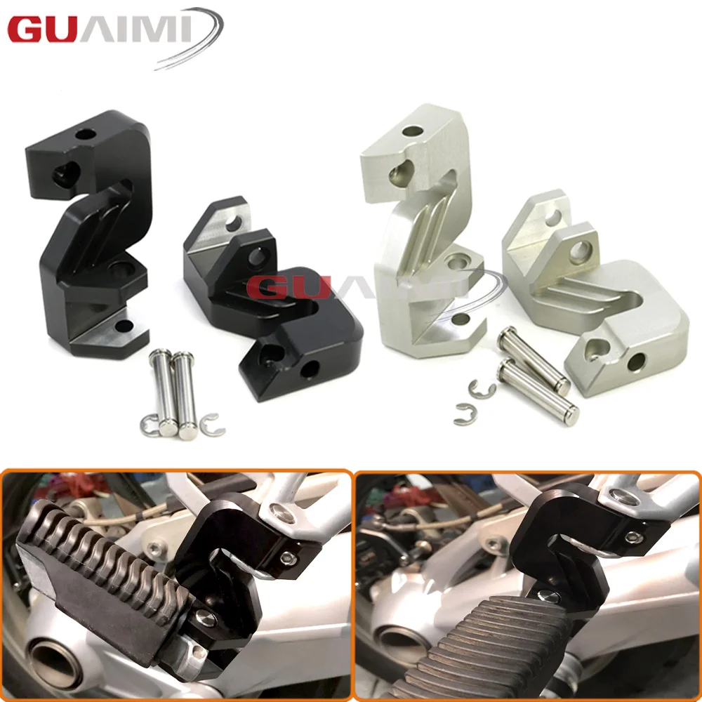 Motorcycle Passenger footrest relocation for BMW R1200GS 2005-2012 R1200GS ADV 2006 2007 2008 2009 2010 2011 2012 2013