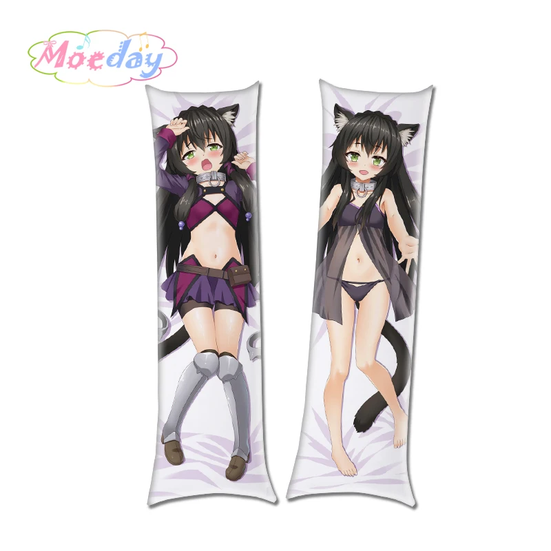 

2019 How Not to Summon a Demon Lord Anime Characters Rem Galleu & Shera L. Greenwood Hugging Body Pillow Cases