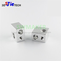 2pcs Flashforge 3D Printer Heater Block MK10 for FlashForge Dreamer / Creator 3D Printer Spare Parts