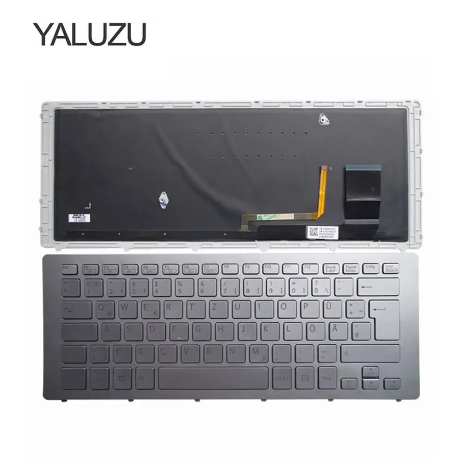 

YALUZU New GR laptop keyboard for SVF15N Series VPC SVF15N SVF 15N SVF15N18SCB SVF14N28SCP SVF14N28SCS SVF14N29SCB SILVER German