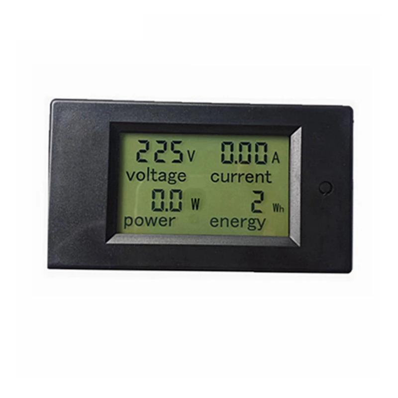 New 4 in 1 meter Voltage Current Power Energy meter Gauge AC 80-260V 20A 100A voltmeter Ammeter Watt Power Meter Blue Backlight