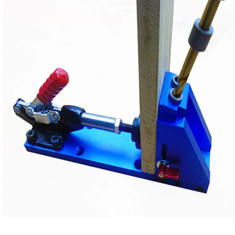 Localisateur de trous de perçage pour le travail du bois, perforateur de trous obliques de 9.5mm, localisateur de trous obliques pour le travail du bois, outils de bricolage XK-2