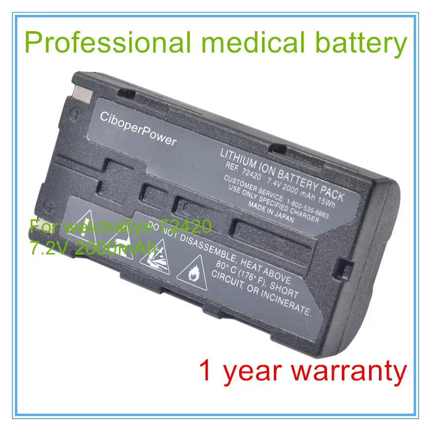 

High Quality Replacement For 72420 14001 14011 14021 14031 Vision Screening Instrument Battery