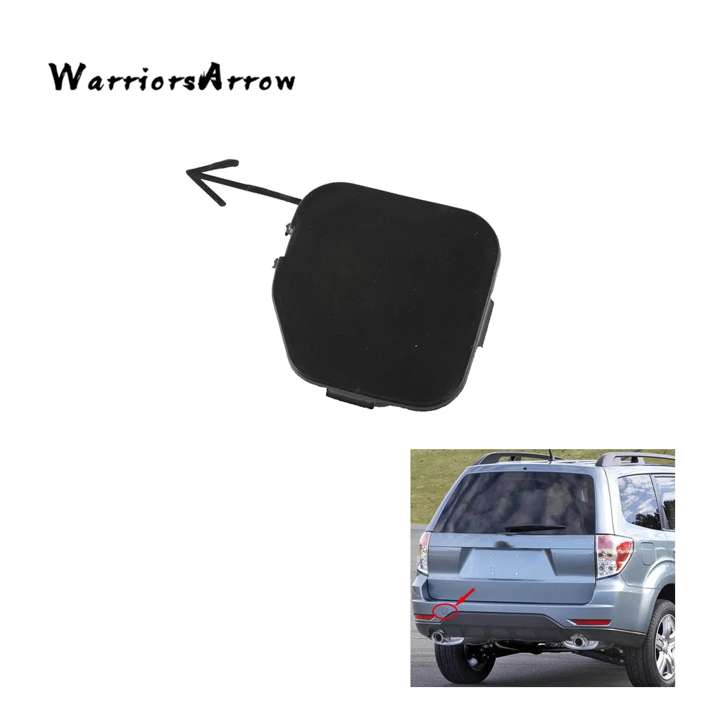 WarriorsArrow Car Rear Bumper Tow Eye Hook Cap Cover Pirmed Unpainted For Subaru Forester 2009 2010 2011 2012 2013 57731SC050