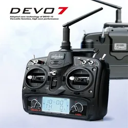 Walkera Radio Remote Controller DEVO 7 2.4 GHz Transmitter 7 Channel DSSS 2.4G & RX701 Receiver Heli Quadcopter RC Drone