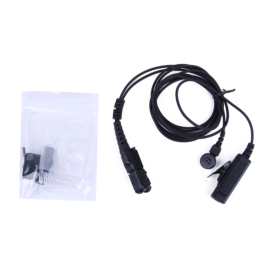 10X Acoustic Air Tube PPT Wired Earpiece For Motorola Walkie Talkie XiR P6600 P6620 XPR3300 XPR3500 CB Radio Comunicador Headset