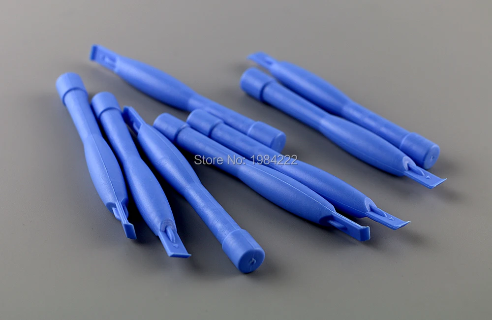 10 шт./лот, пластиковая монтировка, инструменты для ремонта, круглая ручка, изогнутая головка для iPhone iPad HTC, сотового телефона, планшетного ПК