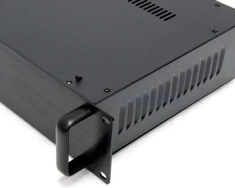 black 19 inch 2U project DIY chassis data switch box Chassis power communication server chassis 425*88*250 mm