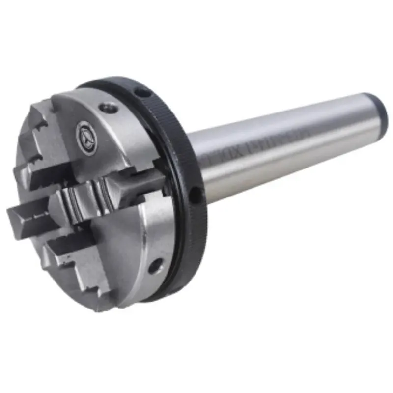 4 Jaw Self Centering Chuck Metal Mini lathe chuck shaft with Two Lock Rods Manual Chuck Self-centering Lathe Parts