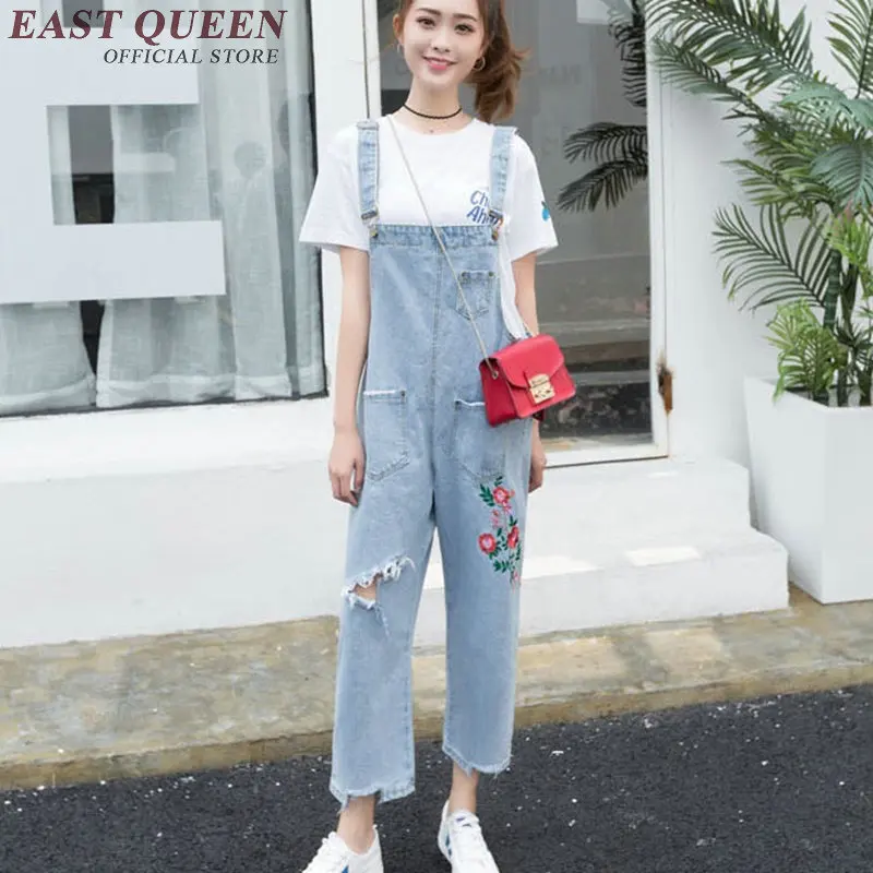 Jumpsuit female 2018 winter dungarees for women rompers jumpsuit trousers female jeans denim overalls women jump suit NN0623