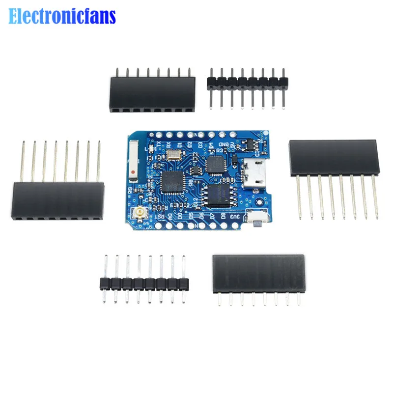 WeMos D1 Mini ESP8266 WIFI Module Board Pro 16M Bytes External Antenna Contor ESP8266 WIFI IOT Development Board Micro USB