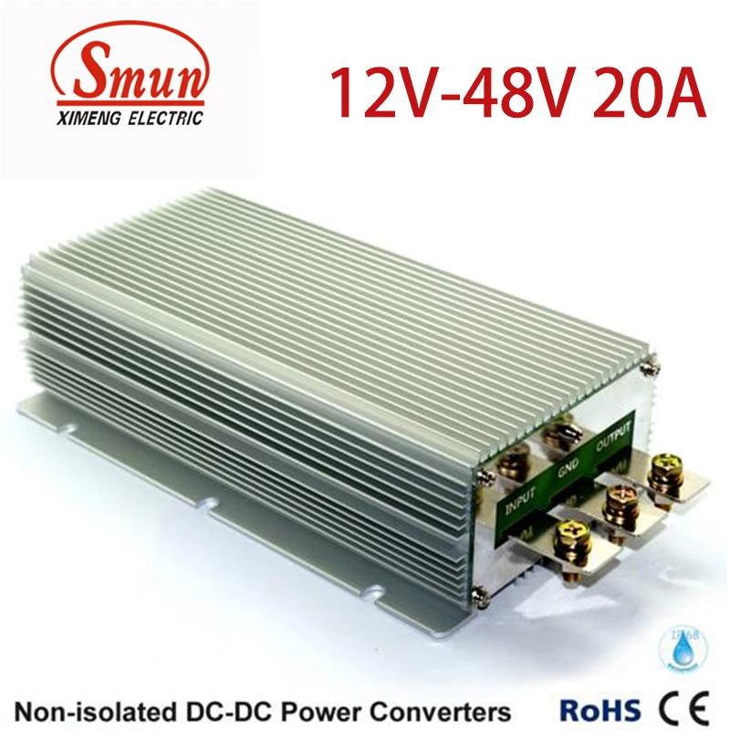 

12V-48VDC 20A DC-DC Converter Car Power Supply With CE RoHS Approved