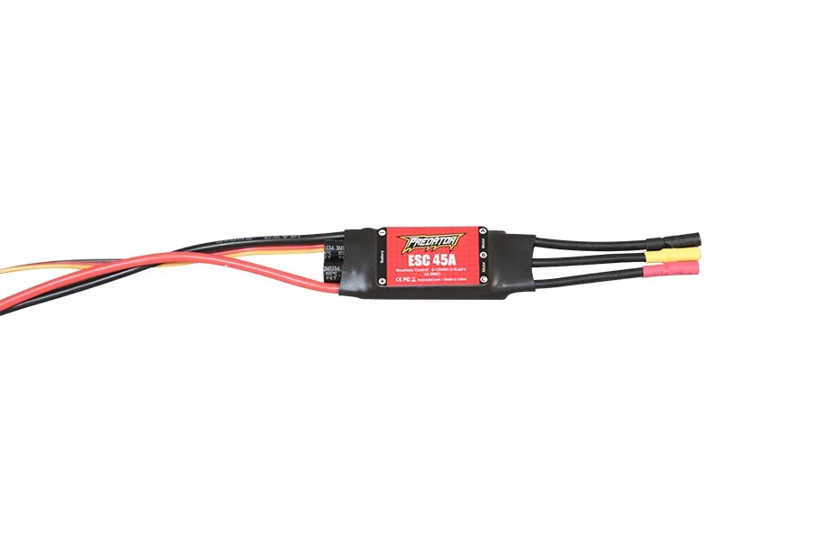 FMSRC 45A ESC Speed Controller Brushless Support 2S 4S for 1700mm PA-18 1800mm Ranger RC Airplane Hobby Model Plane Spare Parts