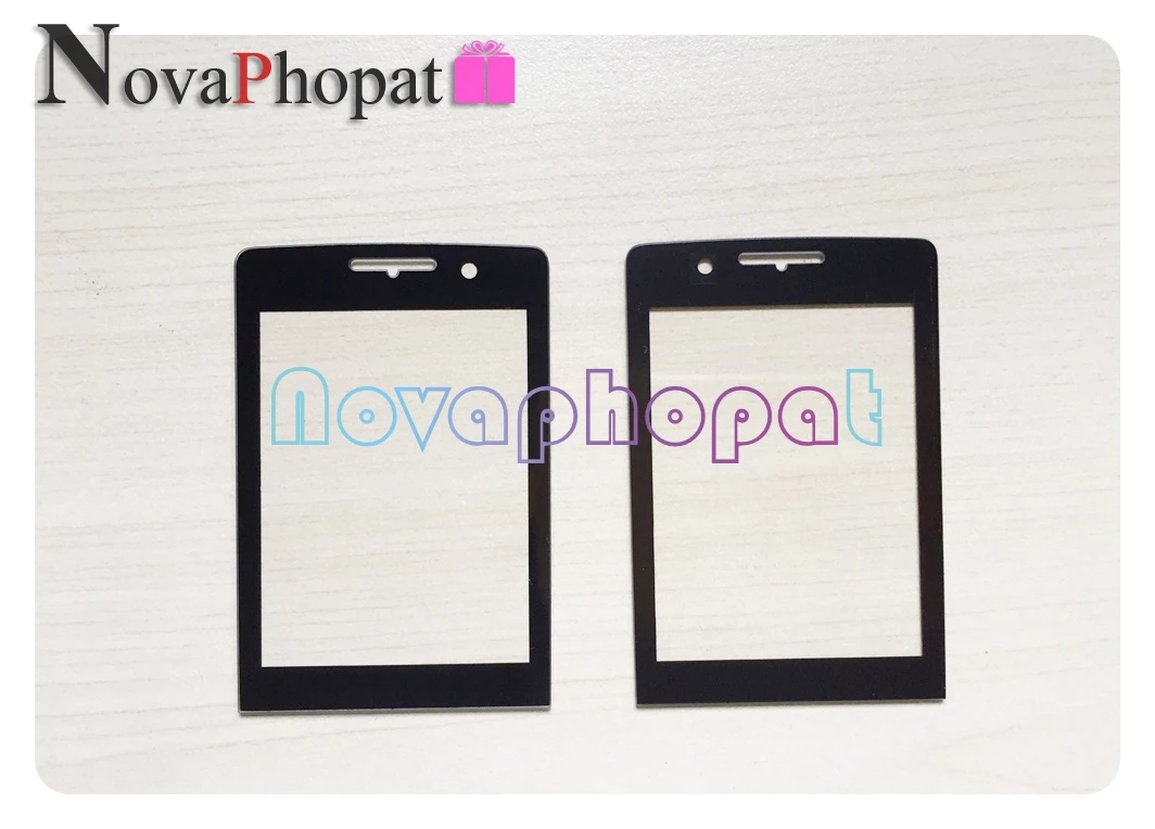 10PCS Novaphopat Black Glass For Philips Xenium X623 623 Glass lens NOT Touch Screen Digitizer Panel Replacement