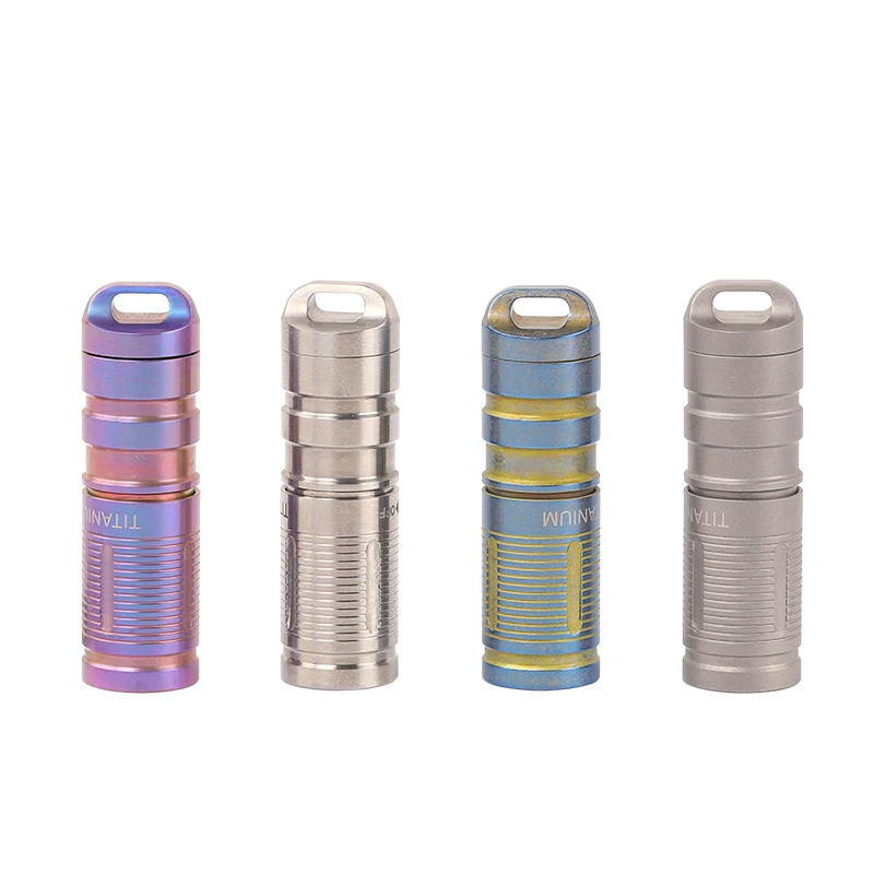 Usb Charging Mini Titanium Allo Flashlight Waterproof LED Lithium Battery Outdoor Small Flashlig