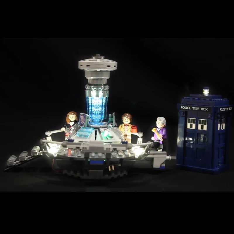 

Led Light For Lego 21304 Building Bricks Blocks Creator City Dr Who Time-travel with the Doctor Toys ( light with Battery box)