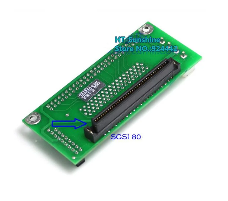 Wholesale SCSI SCA 80 Pin to 68 Pin to 50 Pin IDE Hard Disk Adapter Converter Card Module Board Card For Hard Disk 1pcs/lot