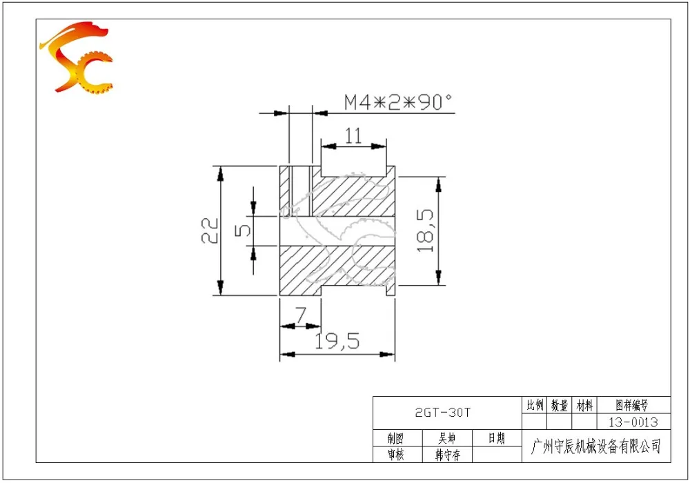 Timing Belt Pulley GT2 60 teeth 30 tooth Reduction 2:1/1:2 3D printer accessories belt width 10mm,Bore 5mm&5mm 200-GT2-10mm