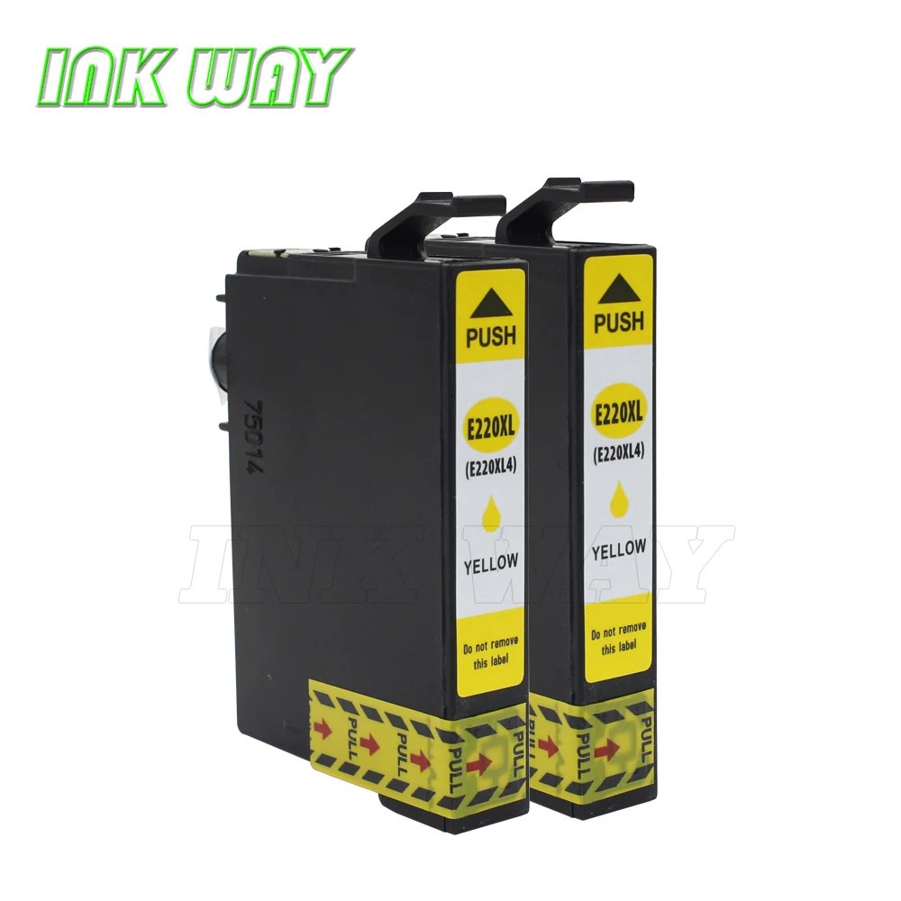 INK WAY 2 pcs NON-OEM 220XL yellow Ink Cartridge