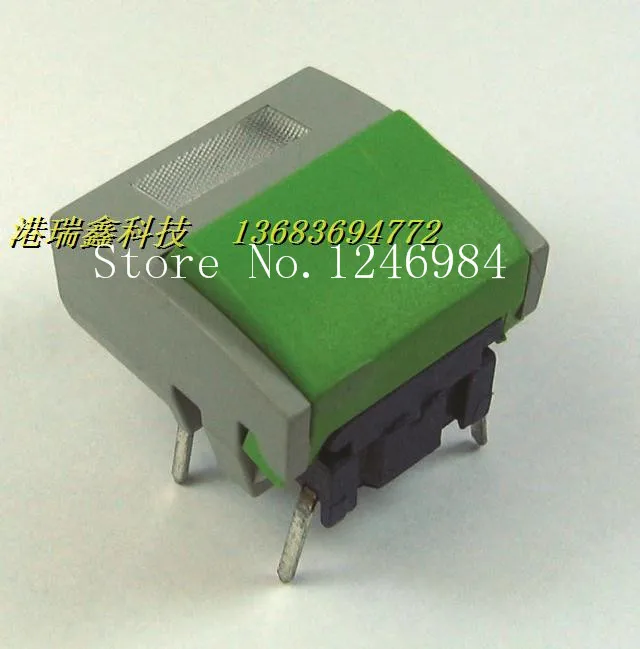 [SA]Denmark MEC box green light gray button switch reset switch micro switch 3ATL6 + 1B02 + 2B031--50pcs/lot