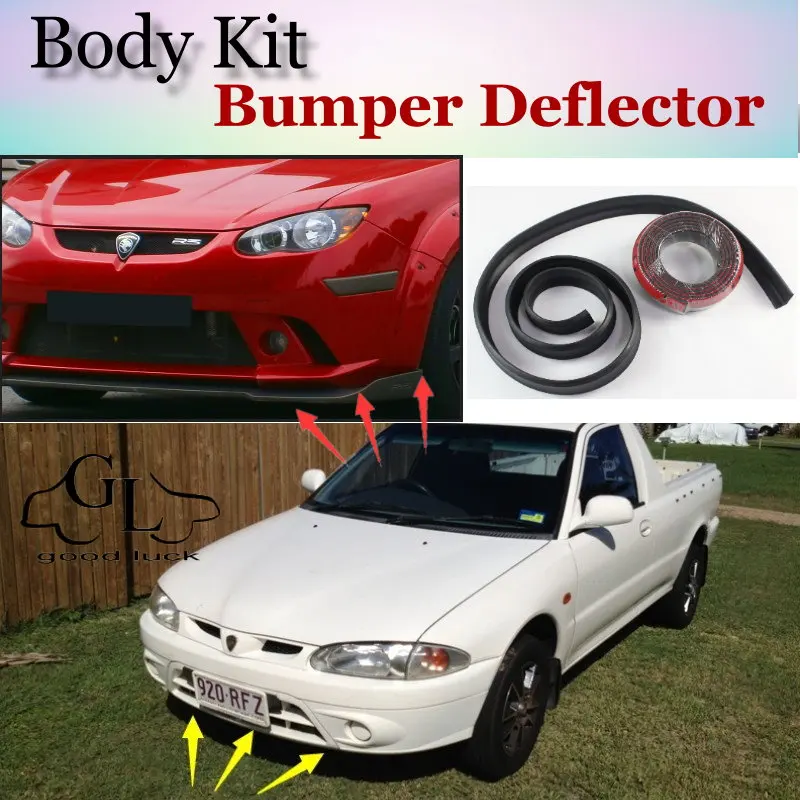 Bumper Lip Deflector Lips For Proton Arena / Jumbuck Front Spoiler Skirt For TopGear Friends Car View Tuning / Body Kit / Strip