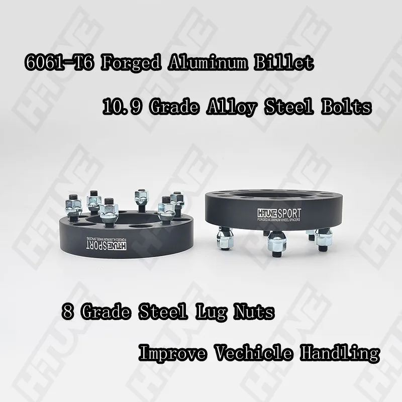 H-TUNE 4PCS Forged Wheel Spacers 30mm Thick 6x139.7 108CB Fit For Hilux / Ranger / Triton / Samurai