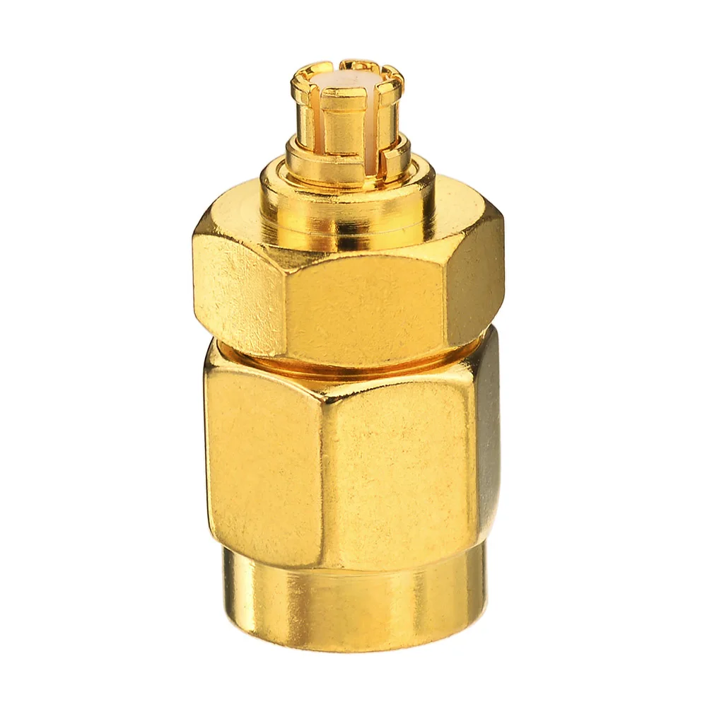 Eightwood SMP to SMA RF Coaxial Adapter SMP Jack Female to SMA Plug Male RF Coaxial Connector Straight 50 Ohm Between Series