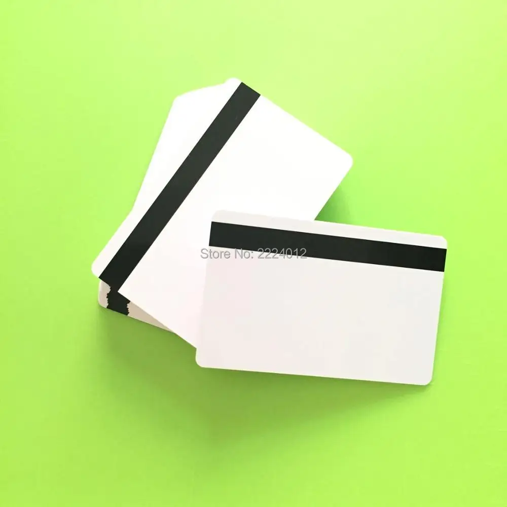 600PCS Hi CO Magnetic Stripe PVC Blank Card Encoder For MSR Magstrie Reader Writer
