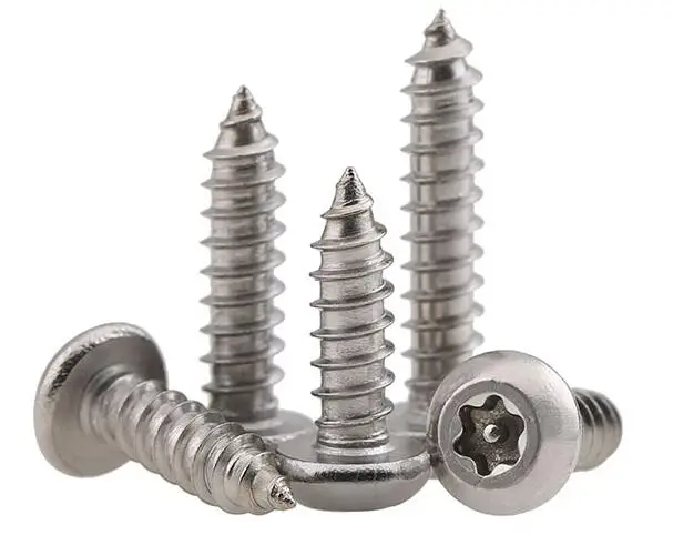 

20pcs M3.5 Stainless steel Torx round head screws self-tapping bolts T&TX plum furniture decoration screws 9.5mm-32mm length