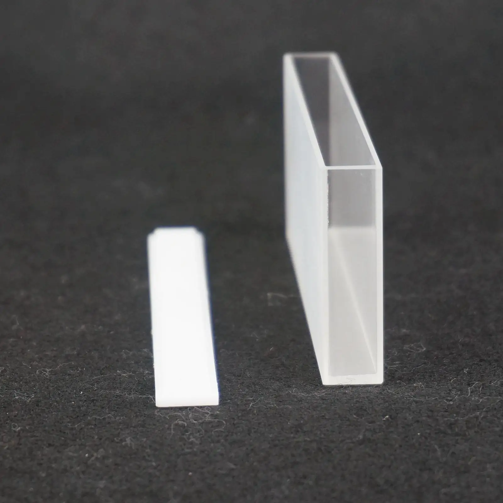 LOT2 100mm Optical Quartz  Cuvettes Cell Cuvette for Spectrophotometer