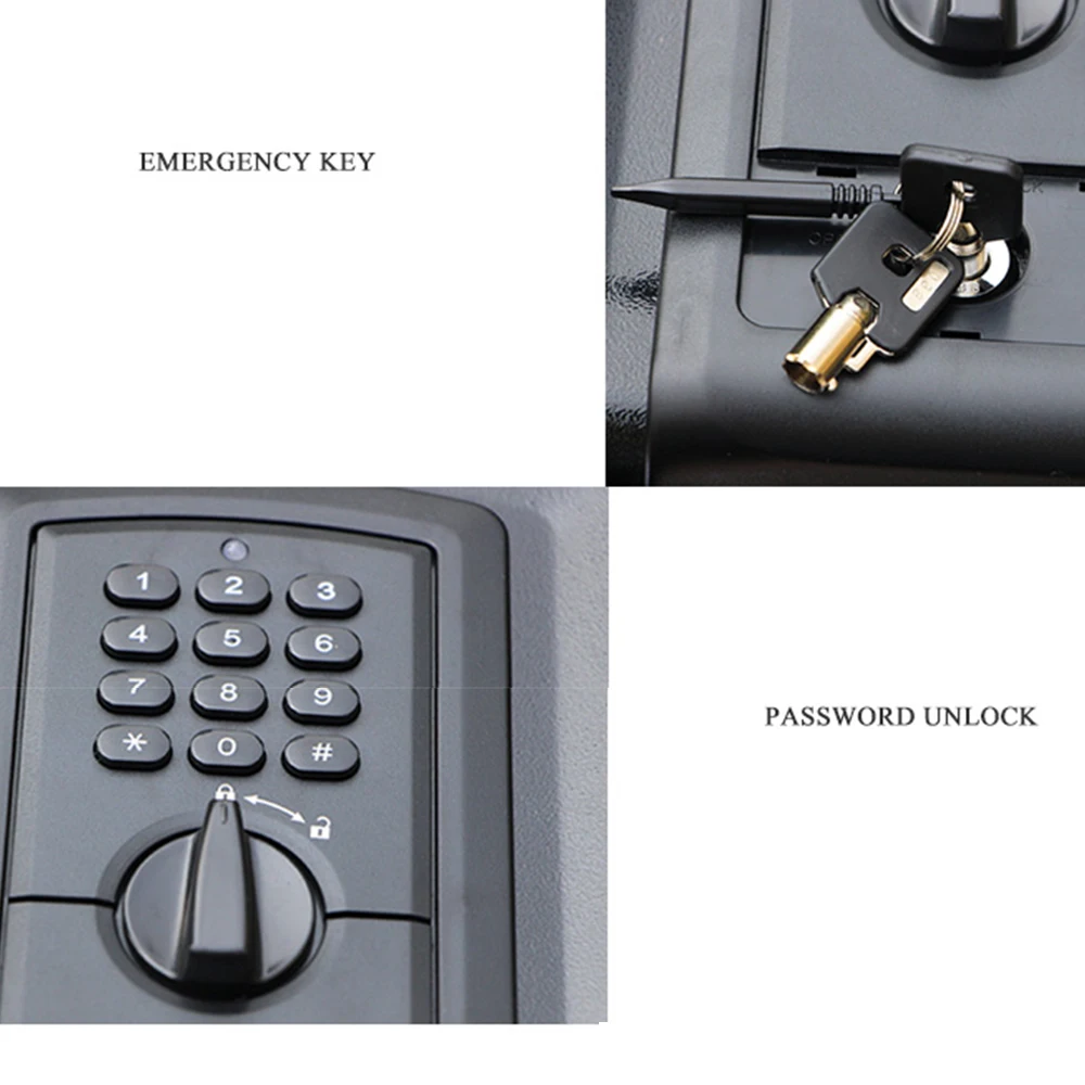 Mini Portable Anti-Theft Electronic Password Lock Box for Traveling Trunk Cash Jewelry Hotel Safe Box Security Code Unlock Safes