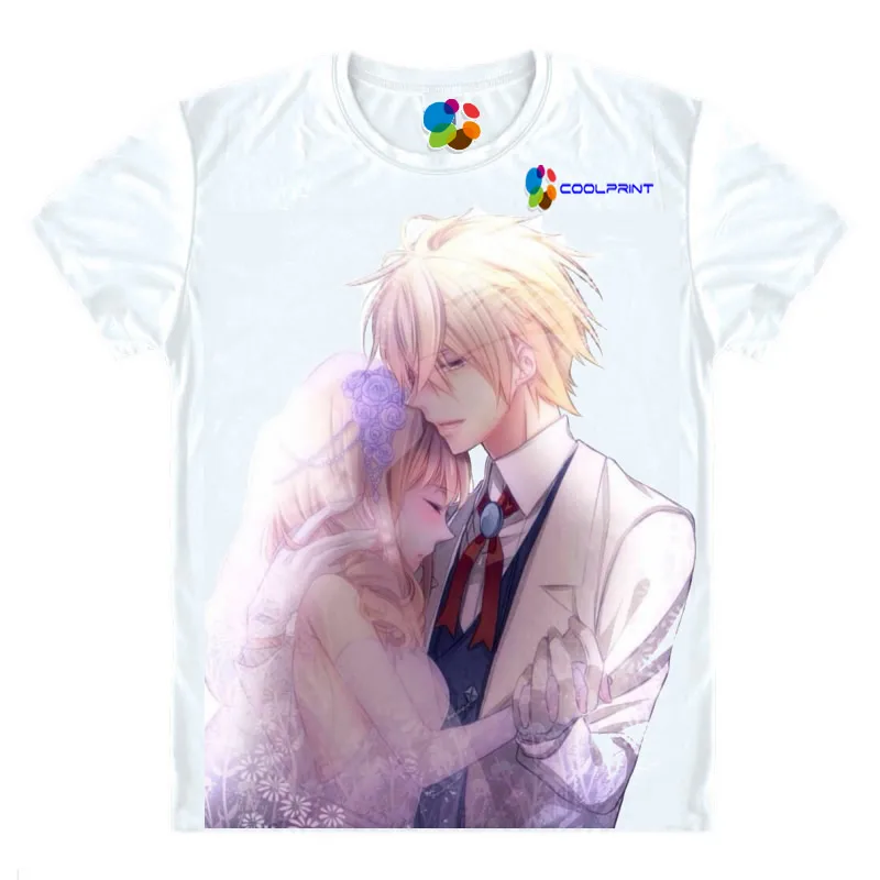 Coolprint Anime Shirt AMNESIA T-Shirts Multi-style Short Sleeve Shin Heroine Cosplay Motivs Hentai Shirts