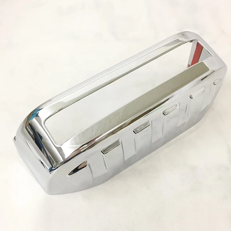 For Toyota Prado FJ150 FJ 150 2010-2017 ABS Chrome LICENSE FRAME cover trim Car Styling Accessories 1pcs