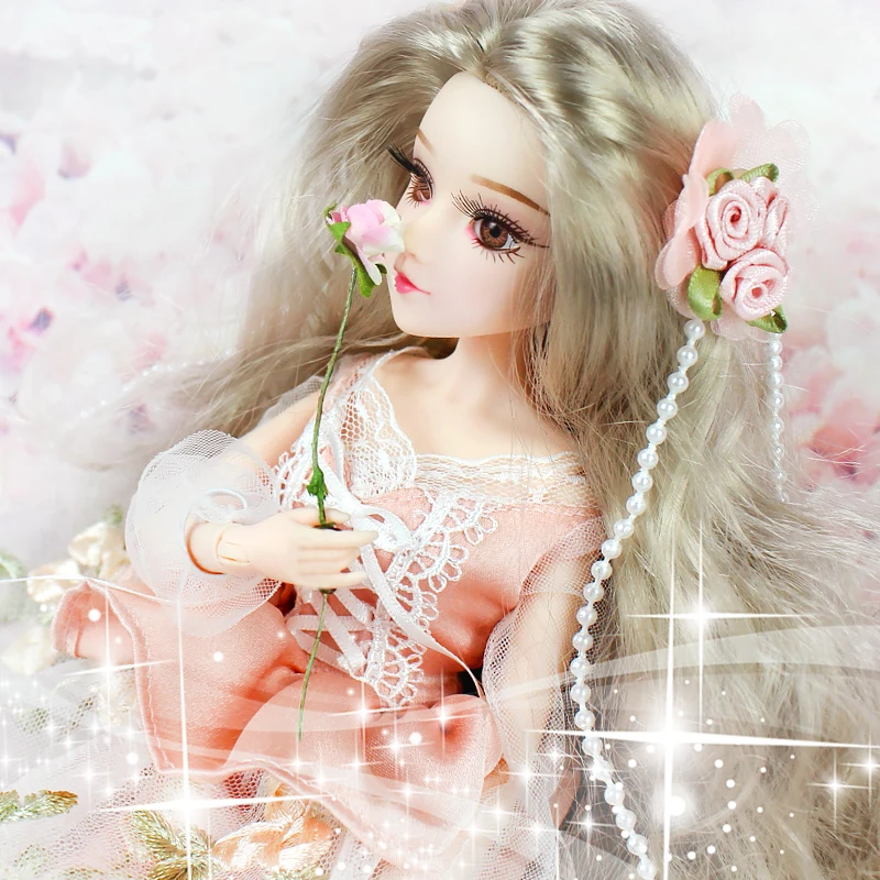 Dreamlike Fashion Doll Cartoon Wind Doll Princess Doll Birthday Gift Pure Handicraft Collection Lovely Toys A046